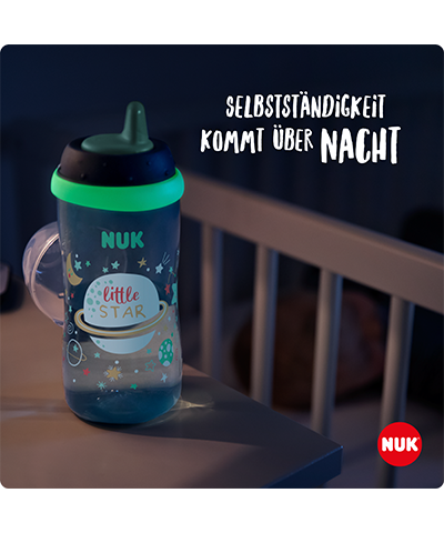 NUK Kiddy Cup Night 300ml – Nachtbecher ab 12 M